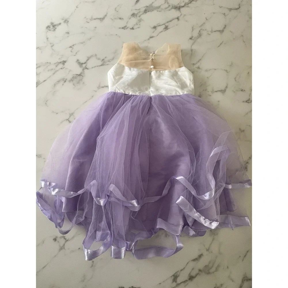 Unicorn Princess Purple Dress Up Costume/ Halloween Kids Size 5-6
